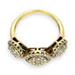 GOLD DEAL | 9ct Gold Refurbished Trio of Brilliance Diamond Ring TDW1.00ct.