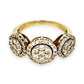 GOLD DEAL | 9ct Gold Refurbished Trio of Brilliance Diamond Ring TDW1.00ct.