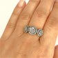 GOLD DEAL | 9ct Gold Refurbished Trio of Brilliance Diamond Ring TDW1.00ct.