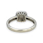 NZGD | 9ct White Gold Celestial Diamond Cluster Ring Size O