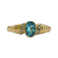NZGD | 9ct Gold Signature Blue Topaz & Diamond Ring Valuation $1,400