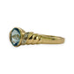 NZGD | 9ct Gold Signature Blue Topaz & Diamond Ring Valuation $1,400