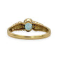 NZGD | 9ct Gold Signature Blue Topaz & Diamond Ring Valuation $1,400