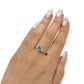 NZGD | 9ct Gold Signature Blue Topaz & Diamond Ring Valuation $1,400