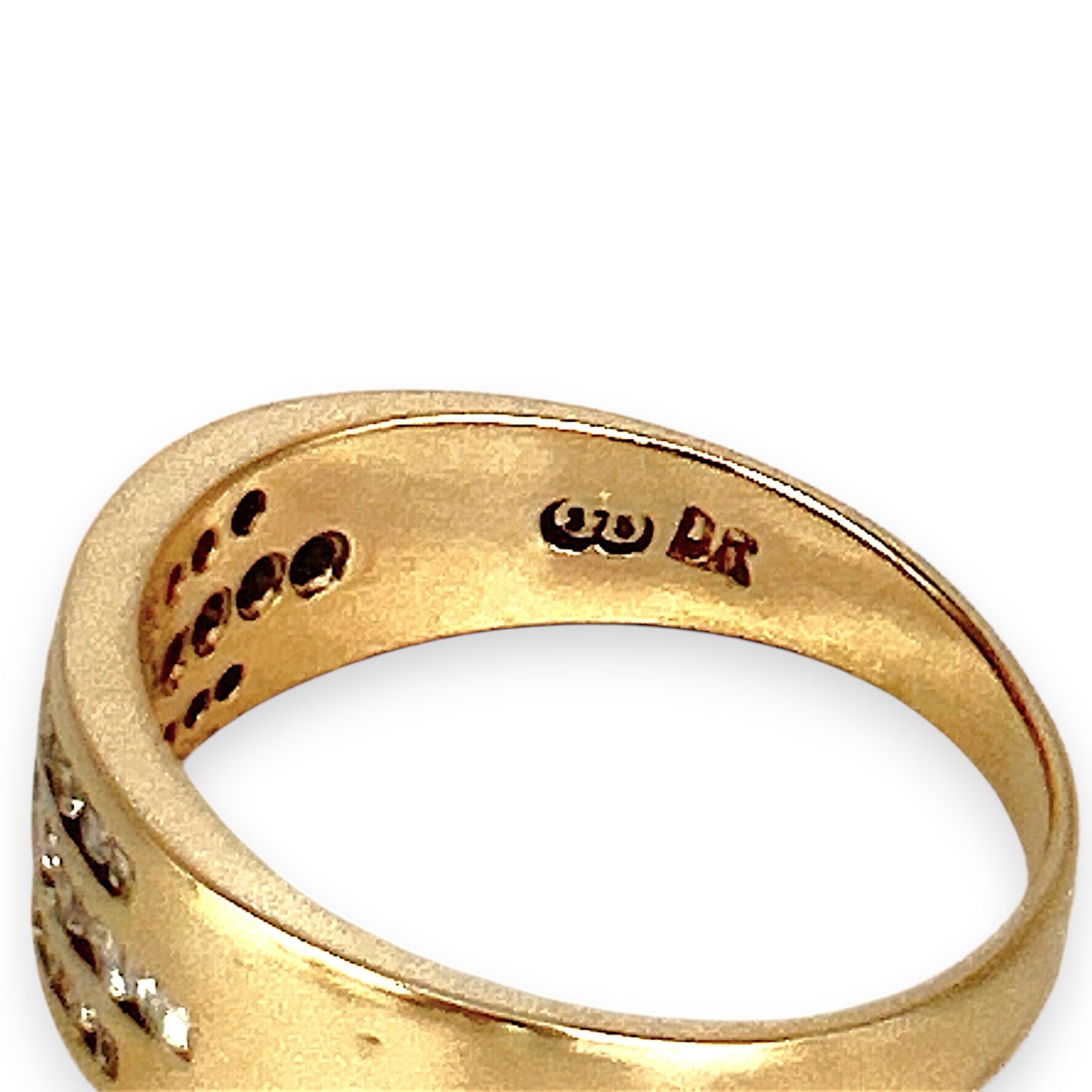 GOLD DEAL | 9ct Gold Refurbished Triluxe Channel Band Ring Size P