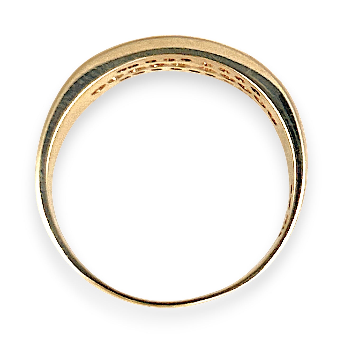 GOLD DEAL | 9ct Gold Refurbished Triluxe Channel Band Ring Size P