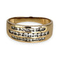 GOLD DEAL | 9ct Gold Refurbished Triluxe Channel Band Ring Size P