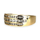 GOLD DEAL | 9ct Gold Refurbished Triluxe Channel Band Ring Size P