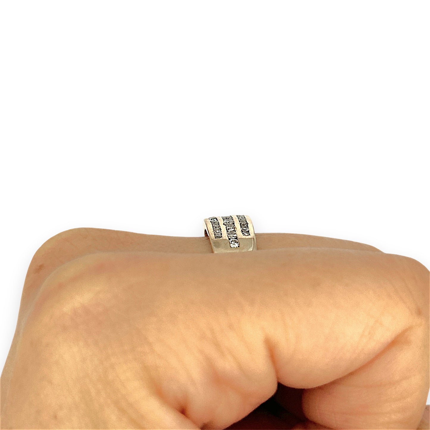 GOLD DEAL | 9ct Gold Refurbished Triluxe Channel Band Ring Size P