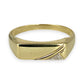 NZGD | 9ct Gold Minimalist Diamond Band Ring Size Y 1/2