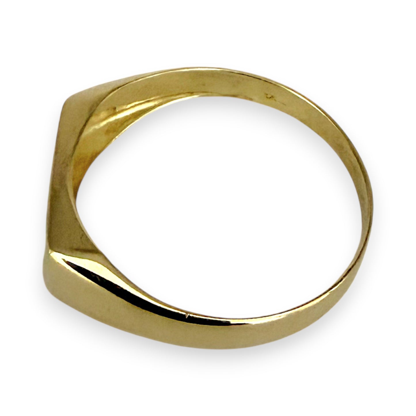 NZGD | 9ct Gold Minimalist Diamond Band Ring Size Y 1/2