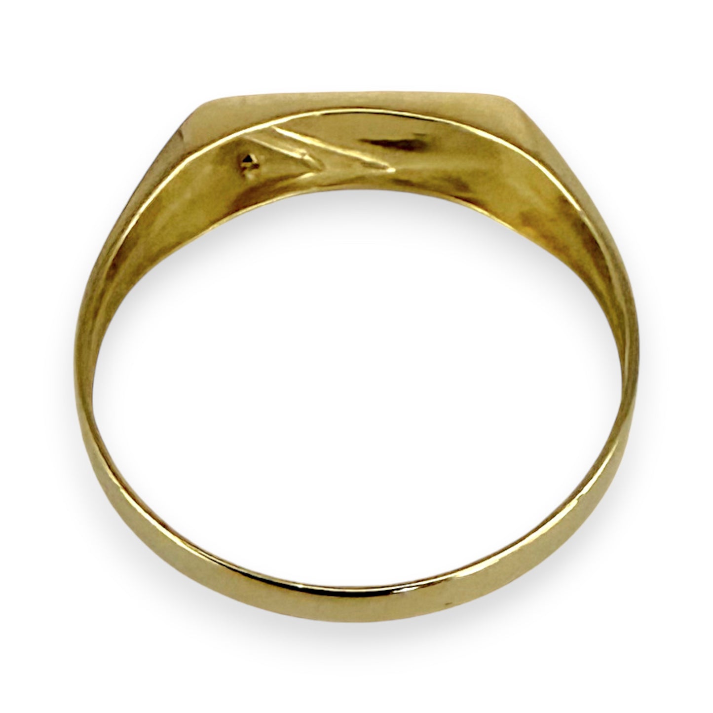 NZGD | 9ct Gold Minimalist Diamond Band Ring Size Y 1/2