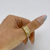NZGD | 9ct Gold Golden Triad Diamond Signet Ring Valuation $3,800