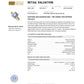 NZGD | 9ct White Gold Ocean‑Mist Sapphire Ring Valuation $2,000