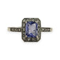NZGD | 9ct White Gold Ocean‑Mist Sapphire Ring Valuation $2,000