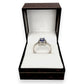 NZGD | 9ct White Gold Ocean‑Mist Sapphire Ring Valuation $2,000