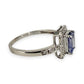NZGD | 9ct White Gold Ocean‑Mist Sapphire Ring Valuation $2,000