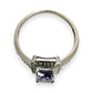 NZGD | 9ct White Gold Ocean‑Mist Sapphire Ring Valuation $2,000
