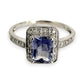 NZGD | 9ct White Gold Ocean‑Mist Sapphire Ring Valuation $2,000