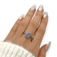 NZGD | 9ct White Gold Ocean‑Mist Sapphire Ring Valuation $2,000