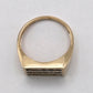 NZGD | 9ct Gold PROUDS Signature Diamond Bar Ring Valuation $2,800
