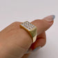 NZGD | 9ct Gold PROUDS Signature Diamond Bar Ring Valuation $2,800