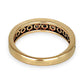10K Gold MHJ Diamond &  Sapphire Ring Size O. R # 239