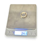 10K Gold MHJ Diamond &  Sapphire Ring Size O. R # 239