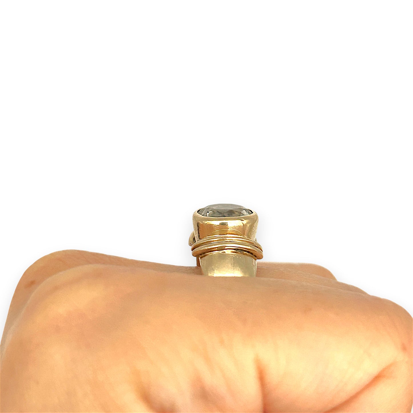GOLD DEAL | 9kt Gold Heritage Golden Orbit Ring Size R