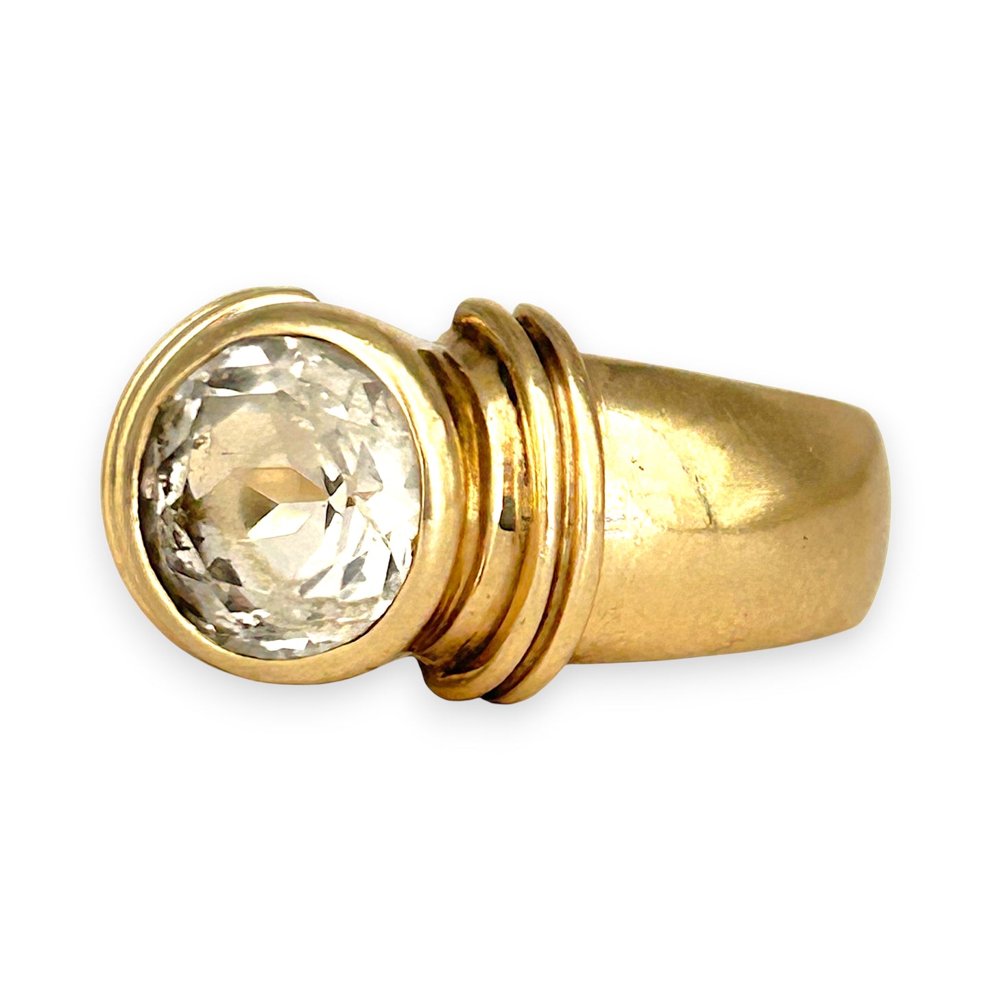 GOLD DEAL | 9kt Gold Heritage Golden Orbit Ring Size R