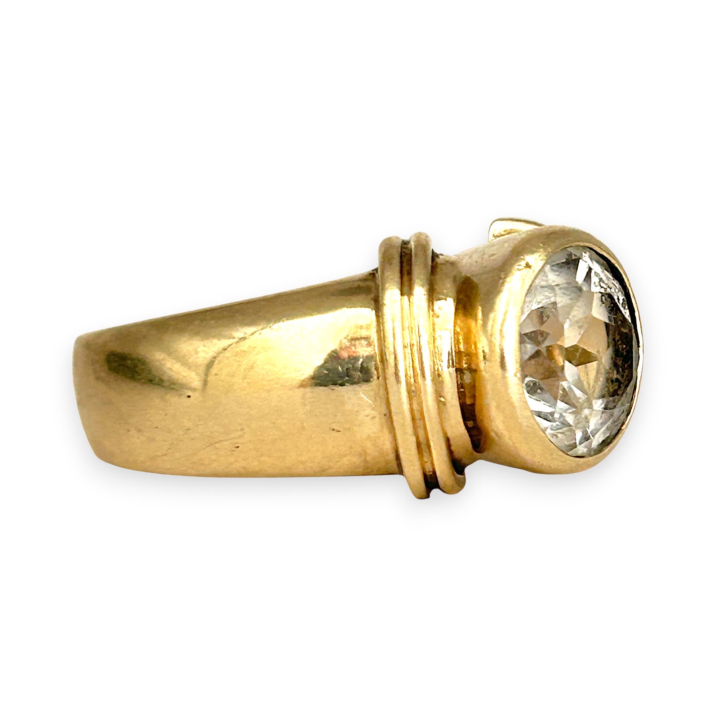 GOLD DEAL | 9kt Gold Heritage Golden Orbit Ring Size R