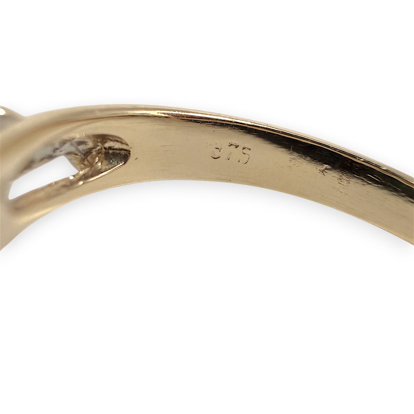 NZGD | 9ct Gold Vintage Verdant Glow Ring Size L