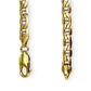 10K Gold Anchor Mariner Bracelet Length 19cm. R # 241