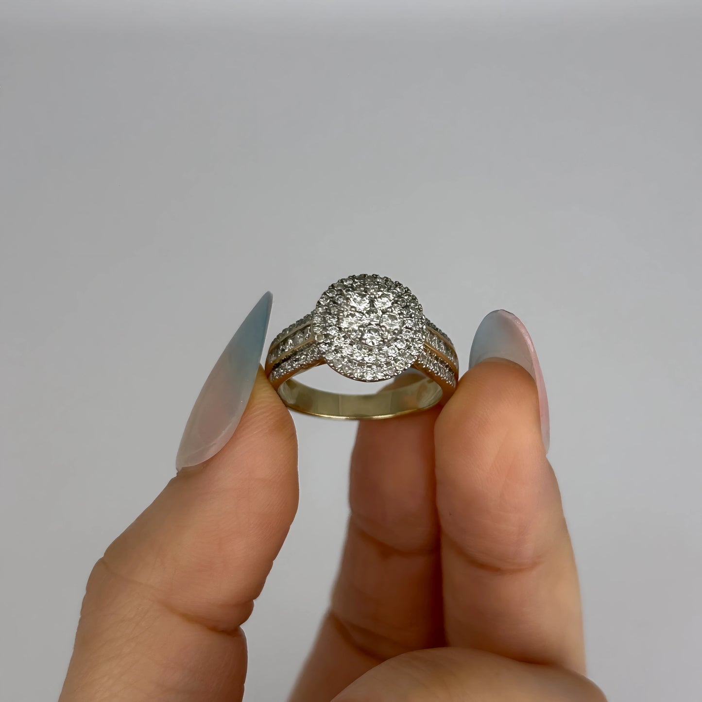 GOLD DEAL | 9kt Gold Refurbished Celestial Bloom Ring Valuation $3,100