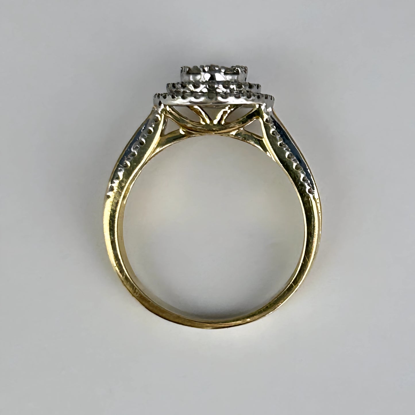 GOLD DEAL | 9kt Gold Refurbished Celestial Bloom Ring Valuation $3,100