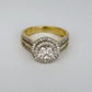 GOLD DEAL | 9kt Gold Refurbished Celestial Bloom Ring Valuation $3,100