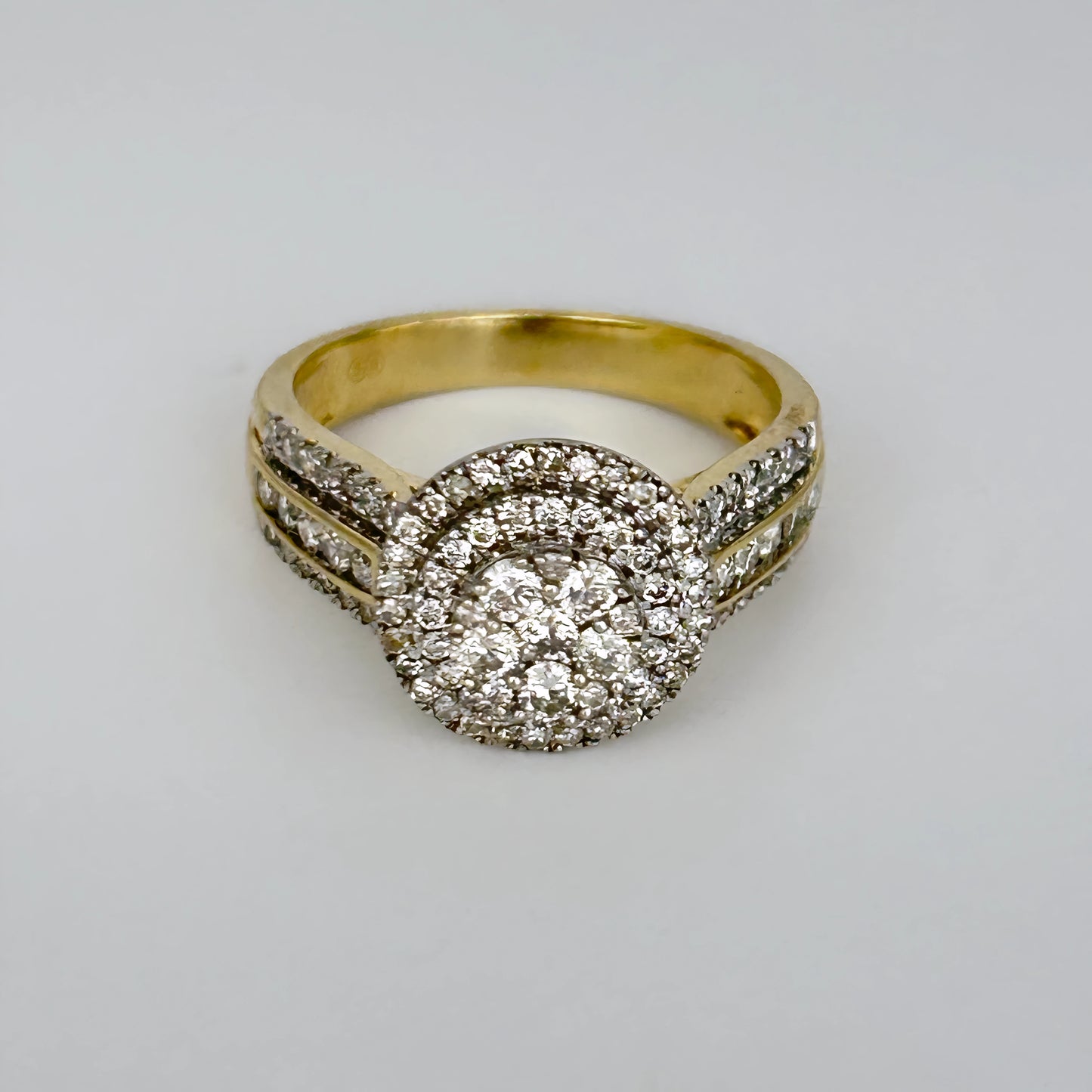GOLD DEAL | 9kt Gold Refurbished Celestial Bloom Ring Valuation $3,100