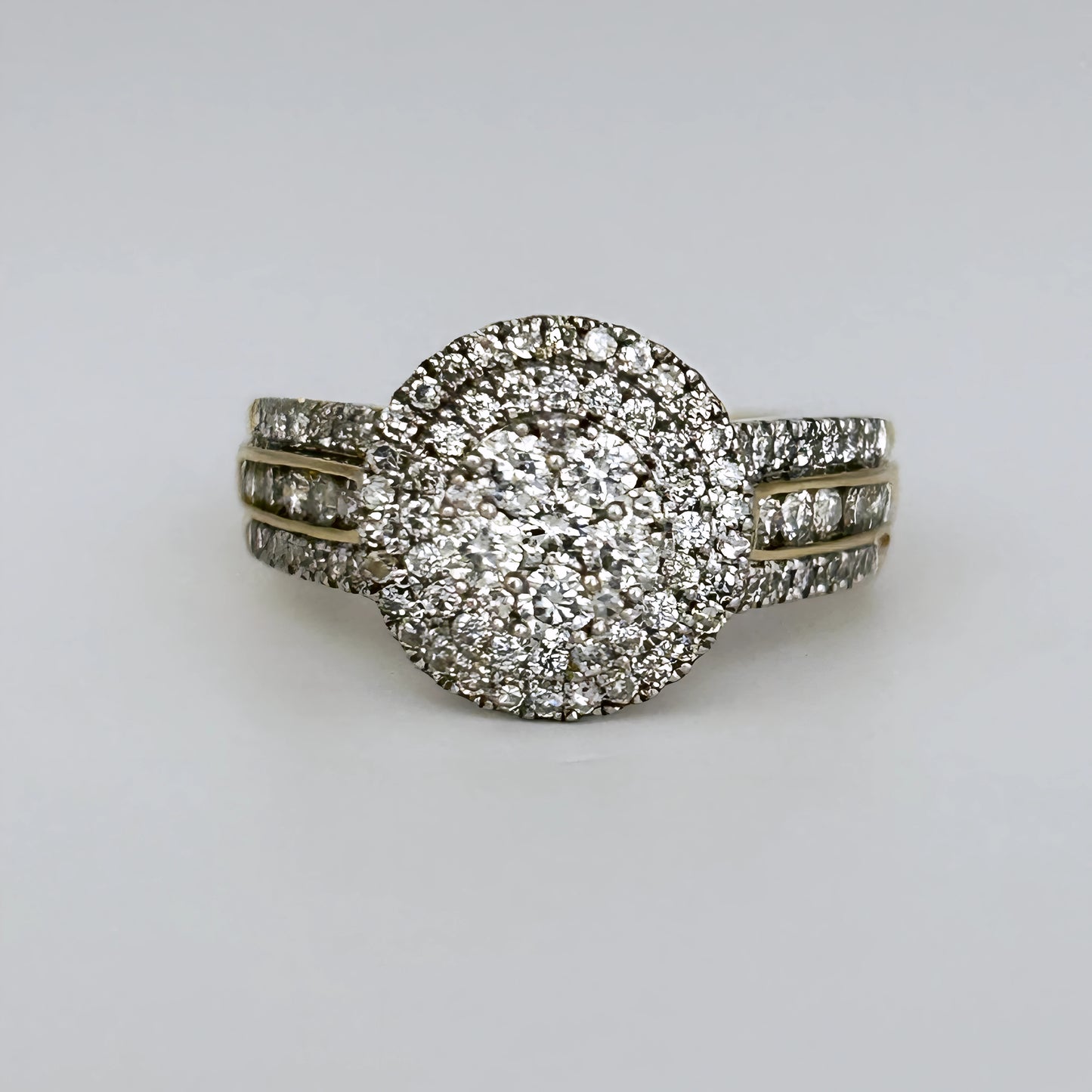 GOLD DEAL | 9kt Gold Refurbished Celestial Bloom Ring Valuation $3,100