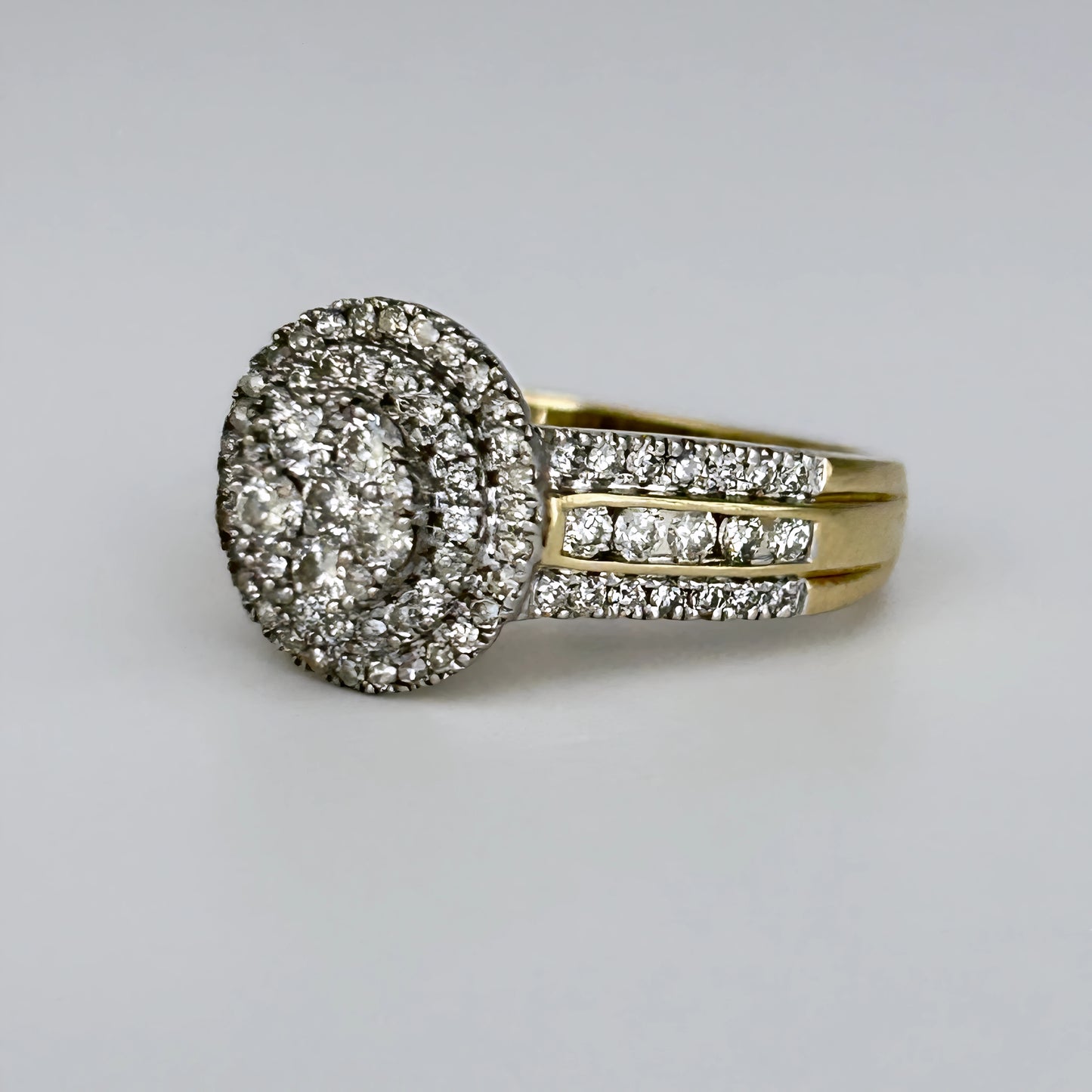 GOLD DEAL | 9kt Gold Refurbished Celestial Bloom Ring Valuation $3,100