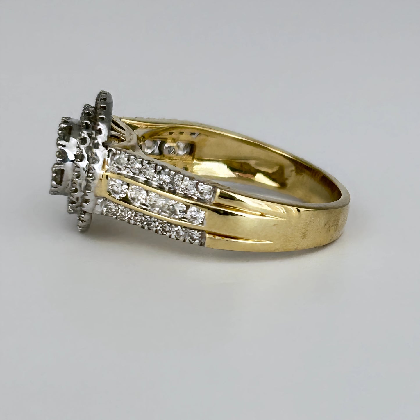 GOLD DEAL | 9kt Gold Refurbished Celestial Bloom Ring Valuation $3,100