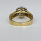 GOLD DEAL | 9kt Gold Refurbished Celestial Bloom Ring Valuation $3,100