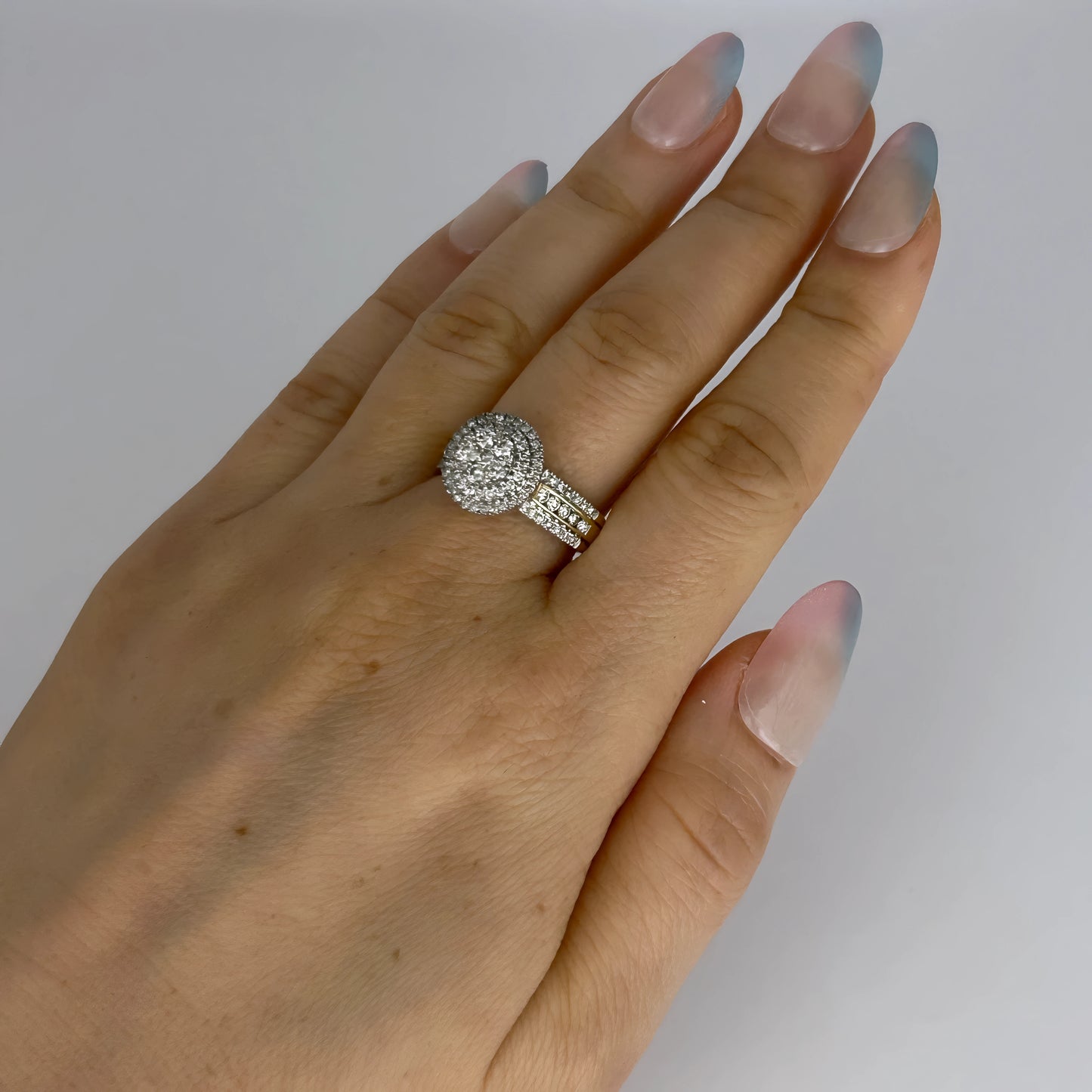 GOLD DEAL | 9kt Gold Refurbished Celestial Bloom Ring Valuation $3,100
