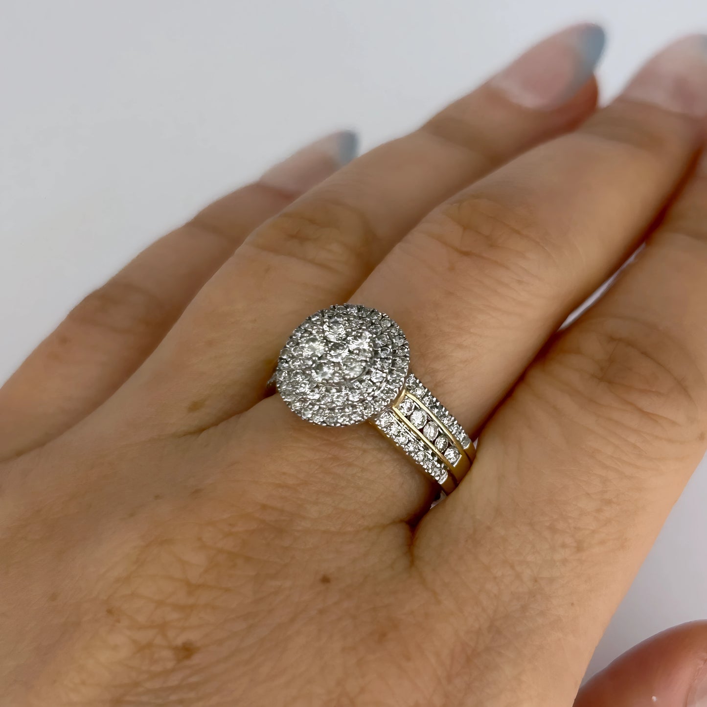 GOLD DEAL | 9kt Gold Refurbished Celestial Bloom Ring Valuation $3,100