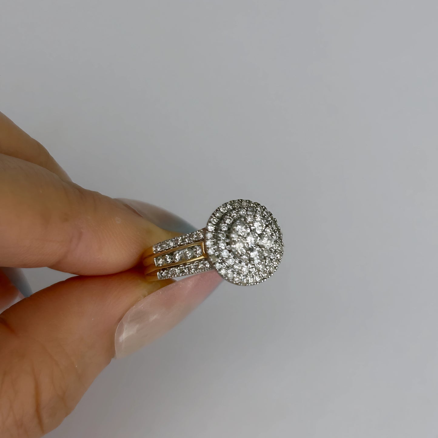 GOLD DEAL | 9kt Gold Refurbished Celestial Bloom Ring Valuation $3,100