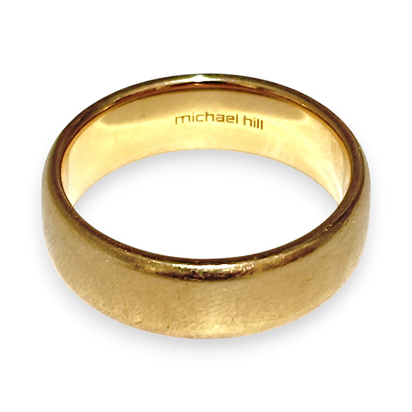 10ct Gold Michael Hill Solid Band Size W. R # 244