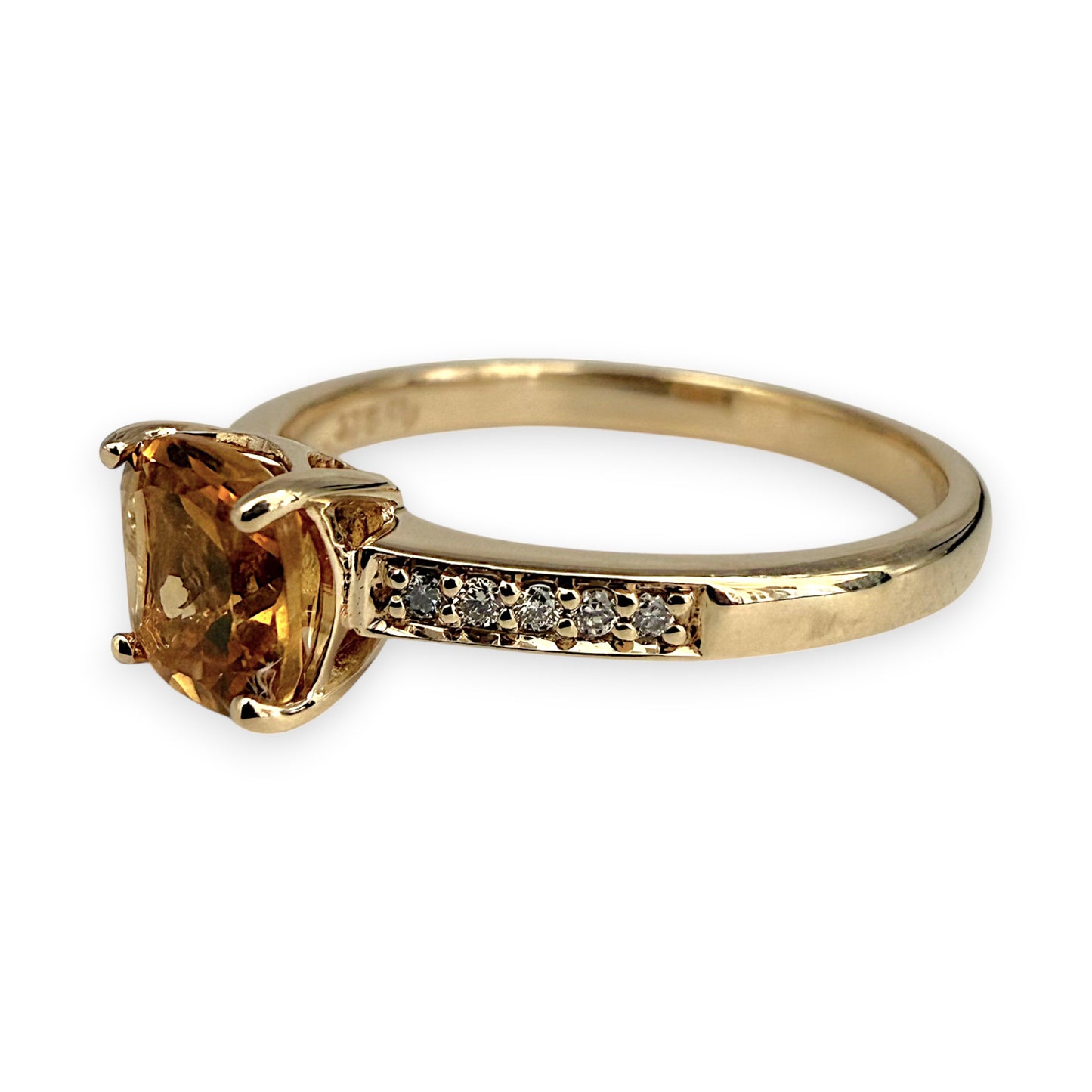 NZGD | 9ct Gold Sunfire Citrine Ring Size O