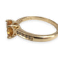 NZGD | 9ct Gold Sunfire Citrine Ring Size O