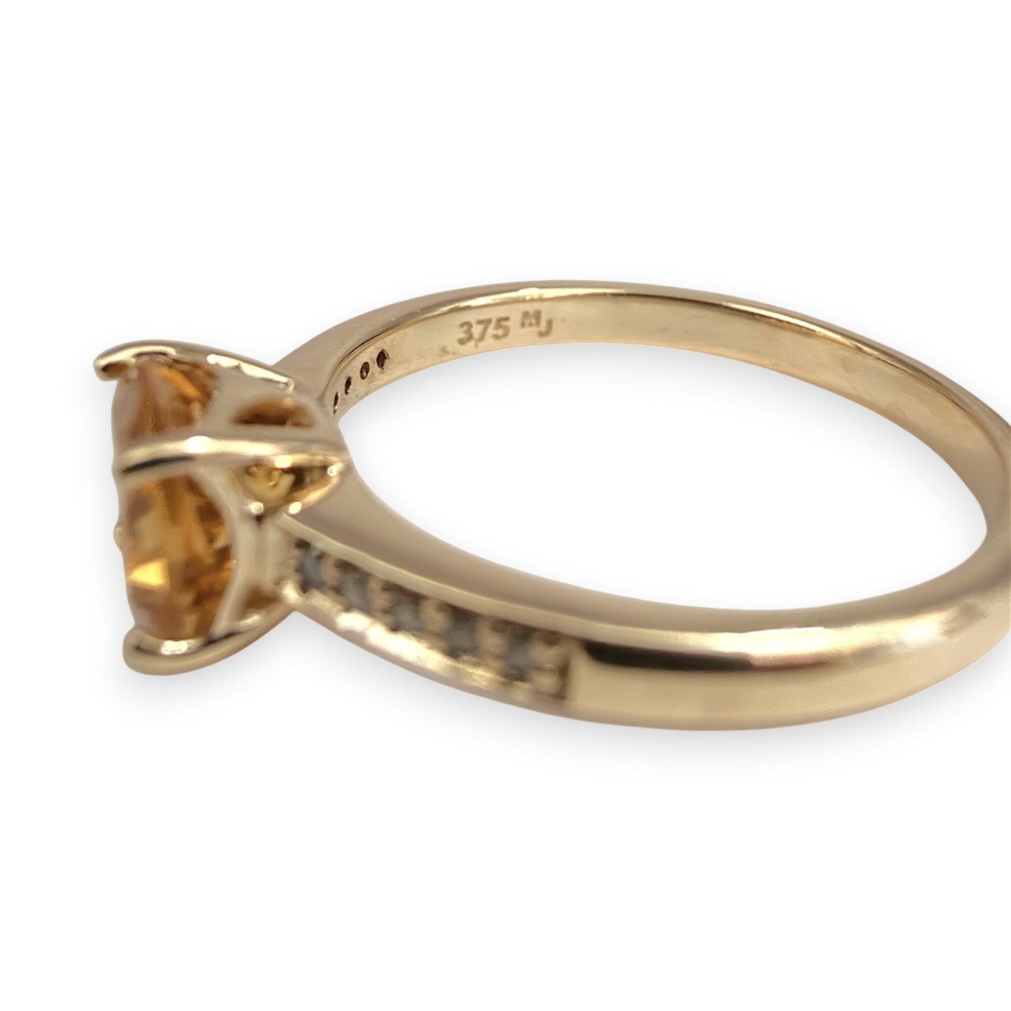 NZGD | 9ct Gold Sunfire Citrine Ring Size O