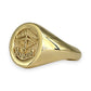 GOLD DEAL | 9kt Gold AATTV Perseverance Signet Ring Valuation $3,706