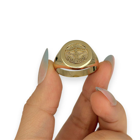 NZGD | 9ct Gold AATTV Perseverance Signet Ring Valuation $3,706